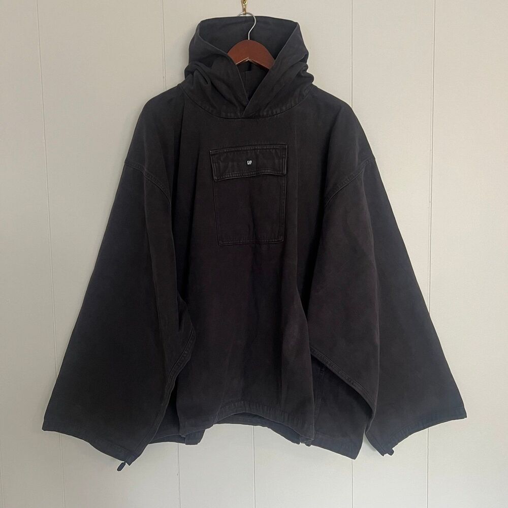 Yeezy Gap Engineered by Balenciaga Sateen Anorak Hood Jacket | Medium | NEW
